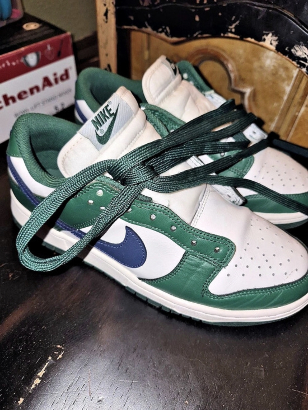 Nike Dunk Low Retro Gorge Green Midnight Navy (Women's) Sneakers